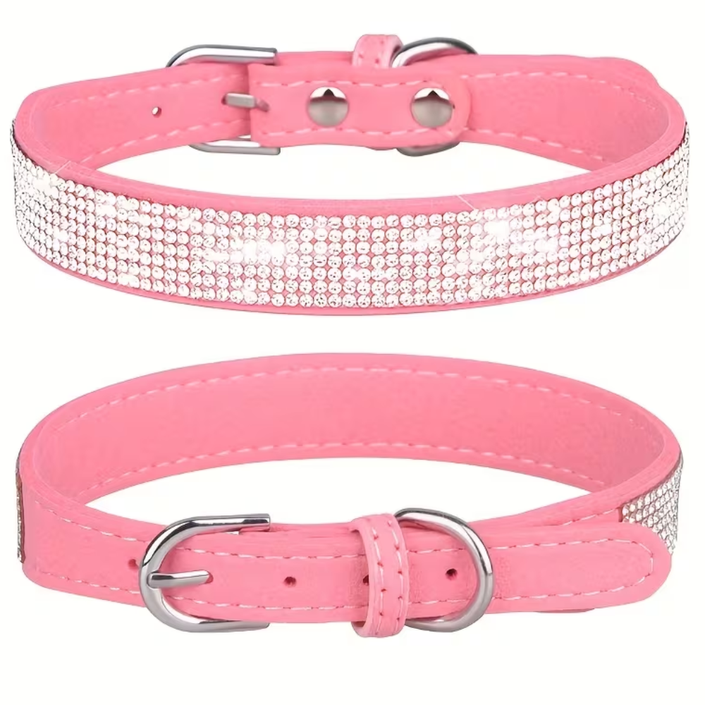 Adjustable Rhinestone Dog CollarAdjustable Rhinestone Dog Collar - Image 2