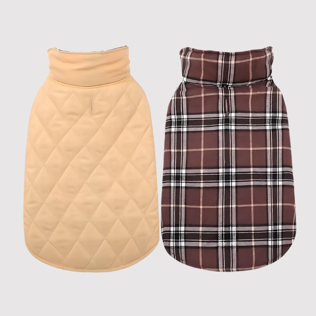 Reversible Dog Jacket for Small Dogs