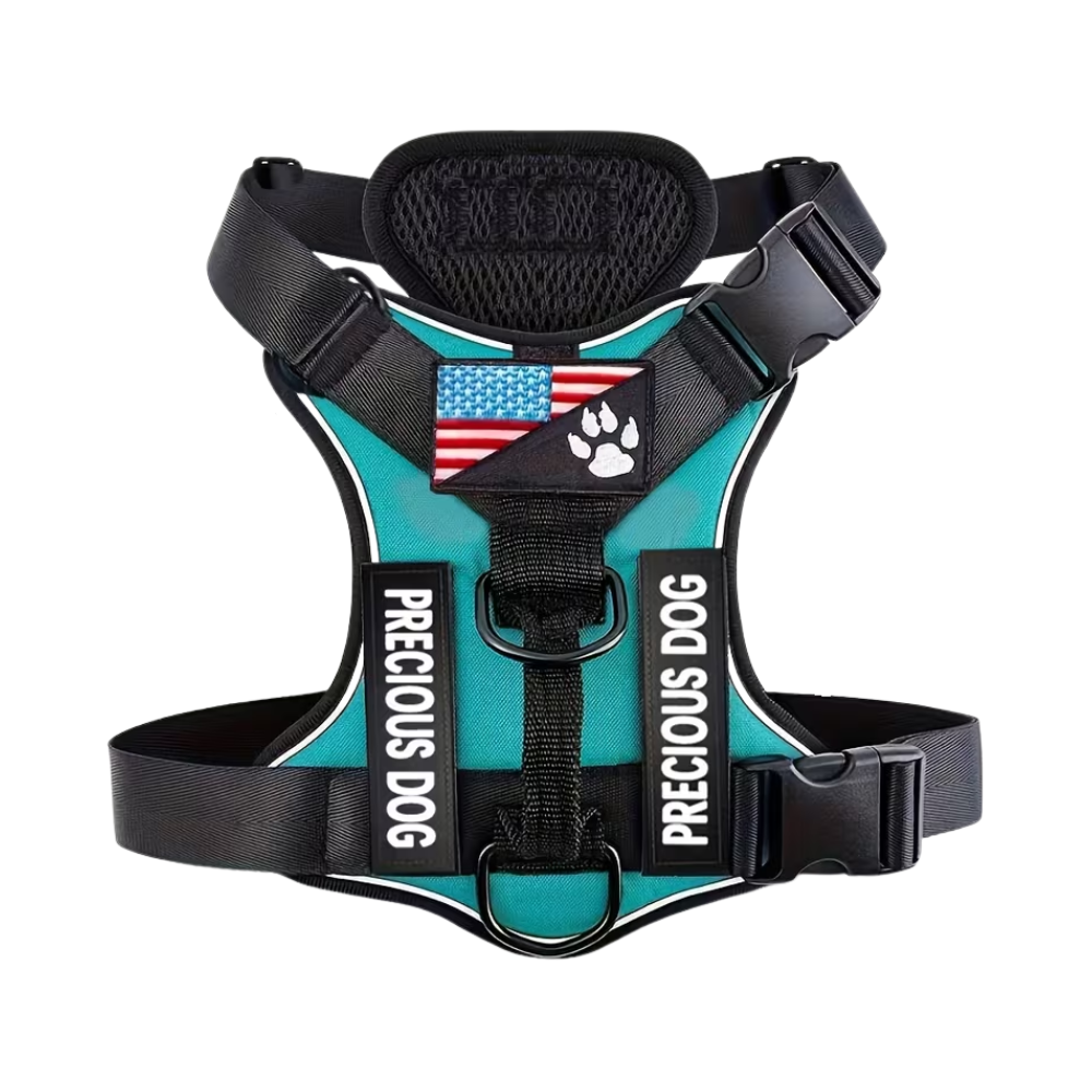Adjustable Reflective Service Dog Harness With Training Patch SetAdjustable Reflective Service Dog Harness With Training Patch Set - Image 5