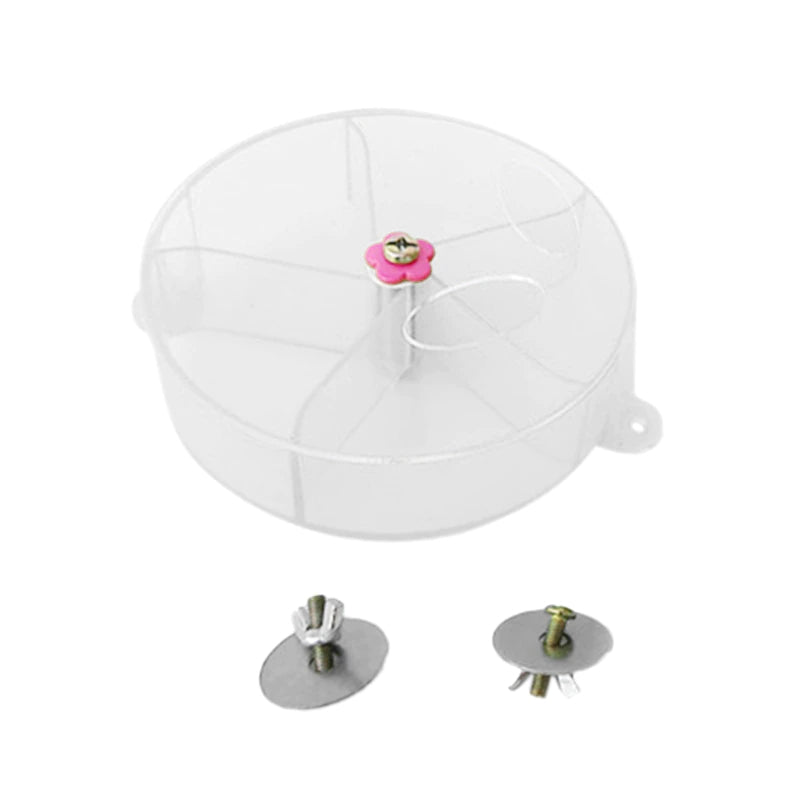 Colorful Bird Hanging Feeder for Wild Birds with Durable Cage Accessories for Mental Stimulation — front view