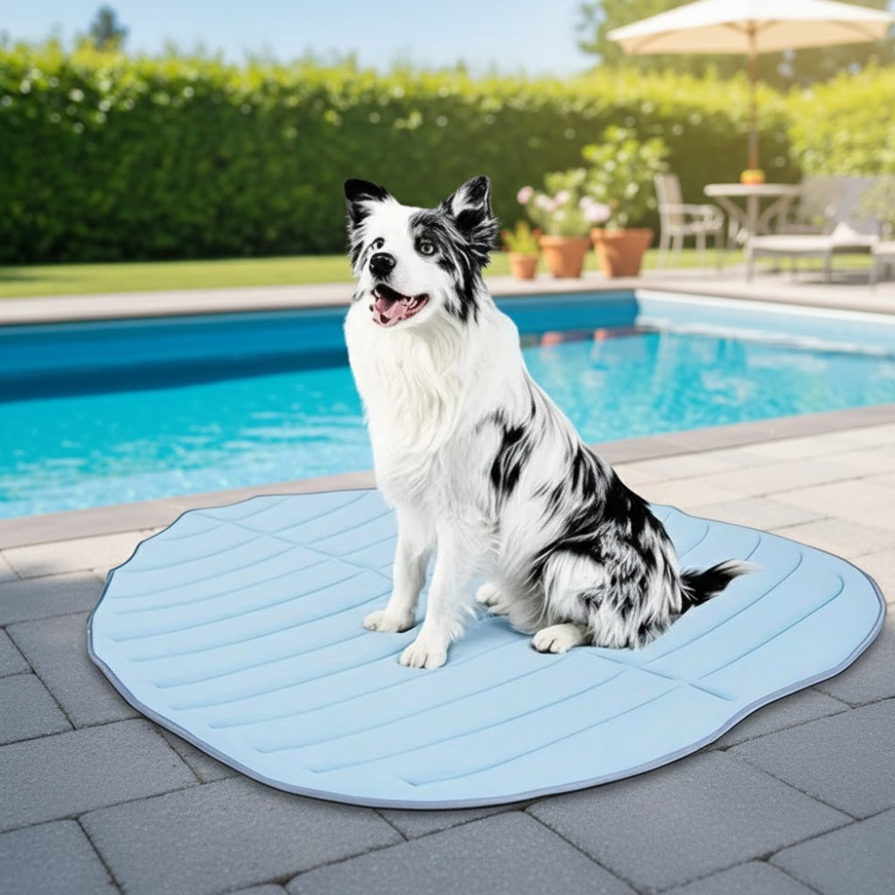 Eco-Friendly Cooling Pet Mat - Washable Large Dog & Cat Bed Pad