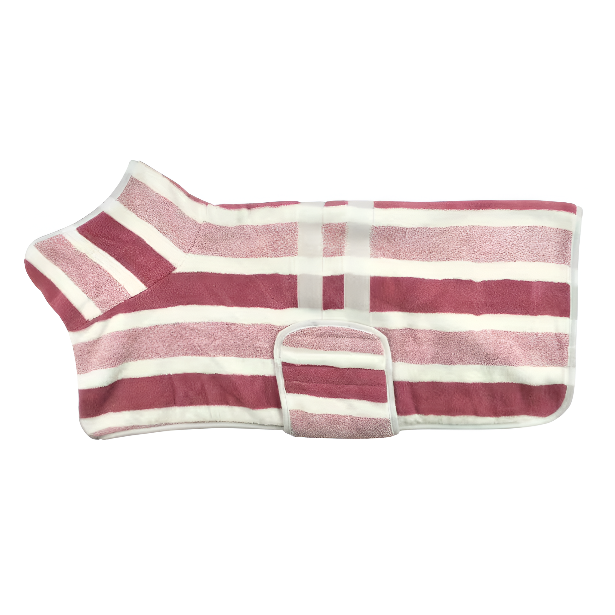Adjustable Striped Dog Bathrobe Towel For PetsAdjustable Striped Dog Bathrobe Towel For Pets - Image 2