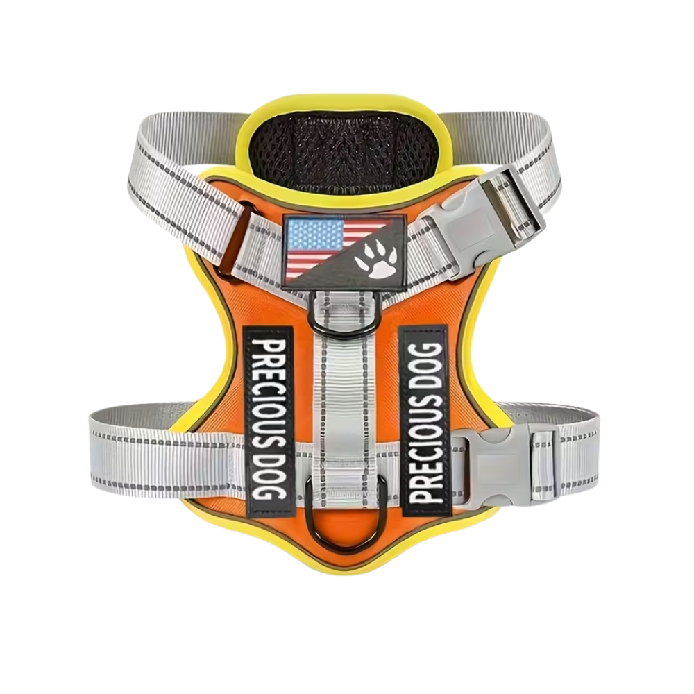 Adjustable Reflective Service Dog Harness With Training Patch SetAdjustable Reflective Service Dog Harness With Training Patch Set - Image 7