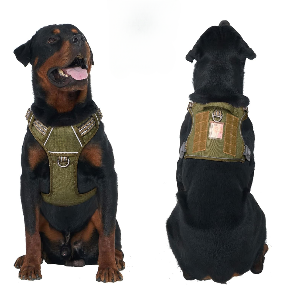Tactical Dog Harness No Pull Adjustable Reflective VestTactical Dog Harness No Pull Adjustable Reflective Vest - Image 9