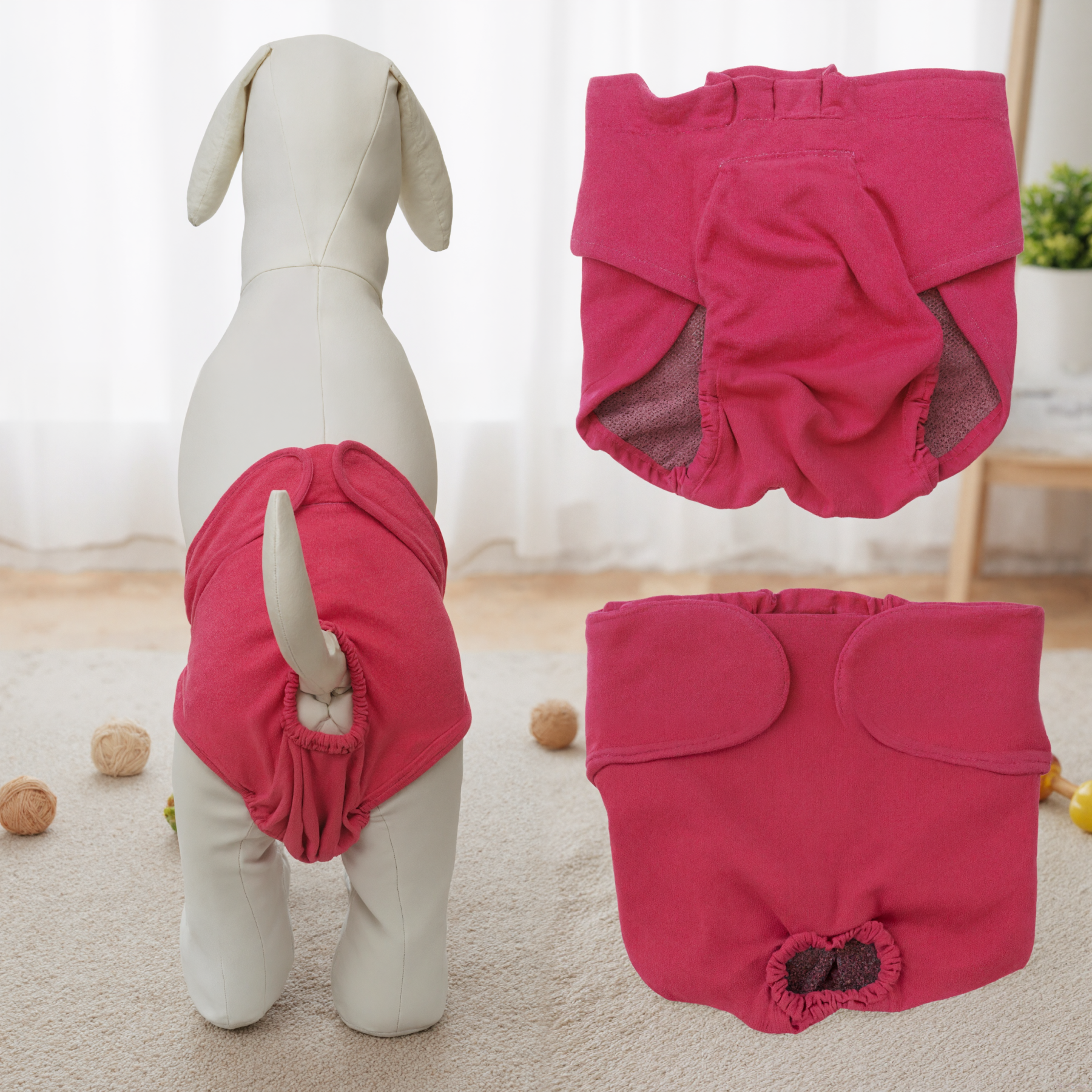 Washable Diaper Shorts Pants for Dogs
