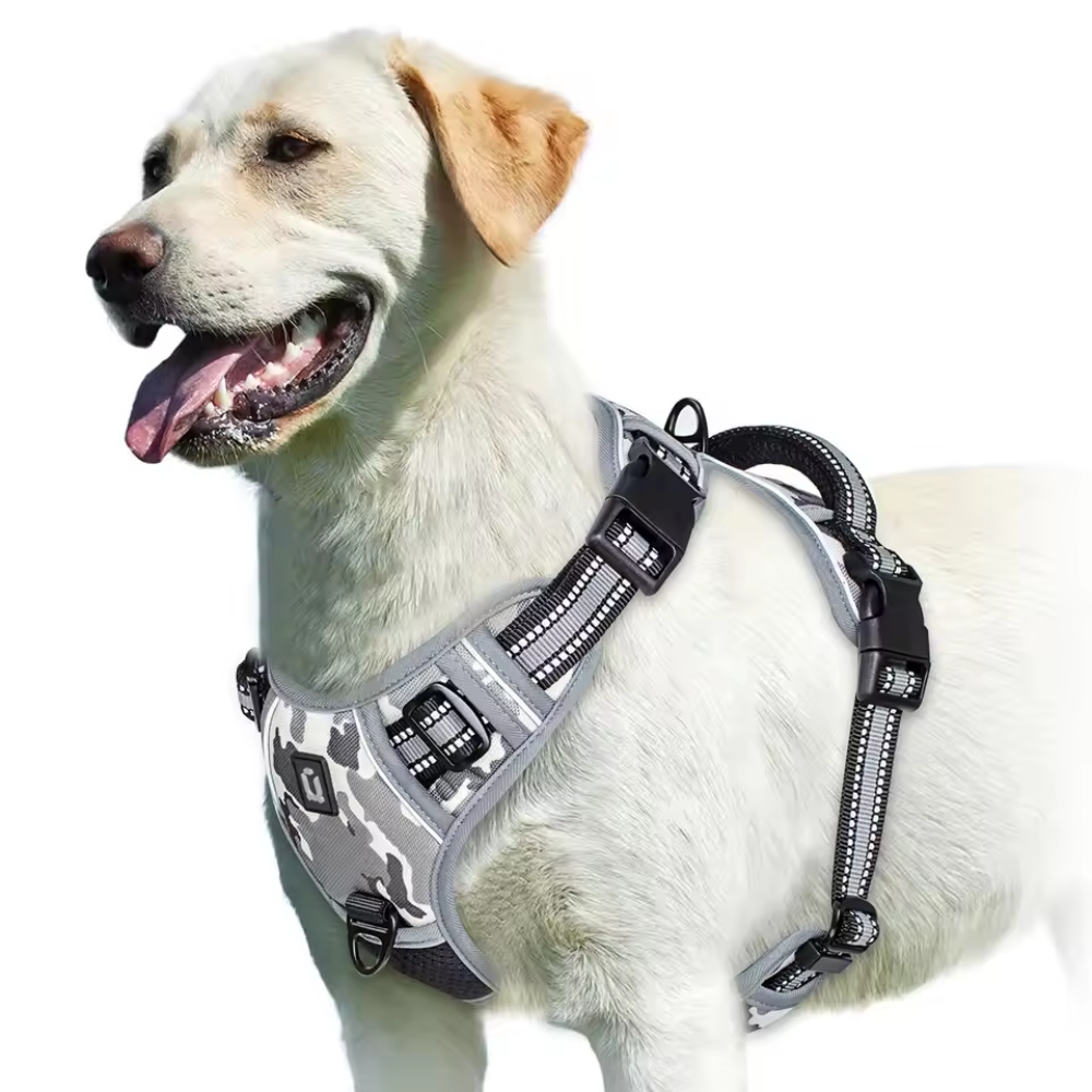 Reflective No Pull Dog Harness With Handle For Easy WalkingReflective No Pull Dog Harness With Handle For Easy Walking - Image 4