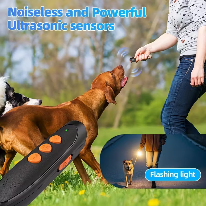 Anti Barking Device With Soundwave Function For Dog Training