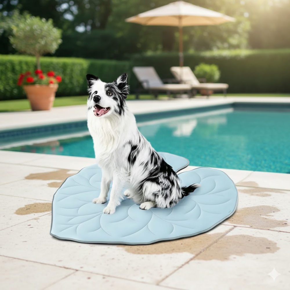 Eco-Friendly Cooling Pet Mat - Washable Large Dog & Cat Bed PadLightweight Portable Cooling Mat For Pets - Image 2
