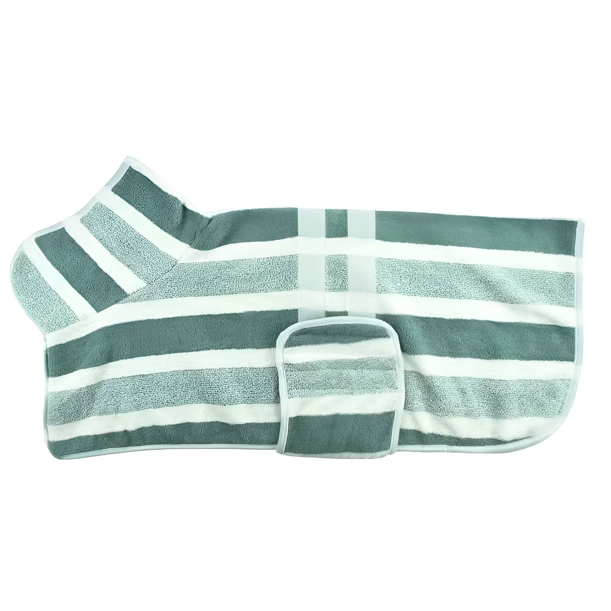 Adjustable Striped Dog Bathrobe Towel For PetsAdjustable Striped Dog Bathrobe Towel For Pets - Image 6