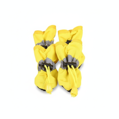 4 Piece Water Resistant Dog Paw Protector Shoes