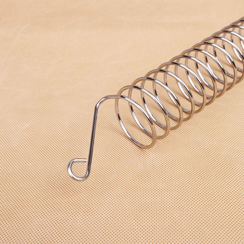 Stainless Steel Bird Hanging Feeder for Wild Birds Cage Accessories for Mental Stimulation — in use