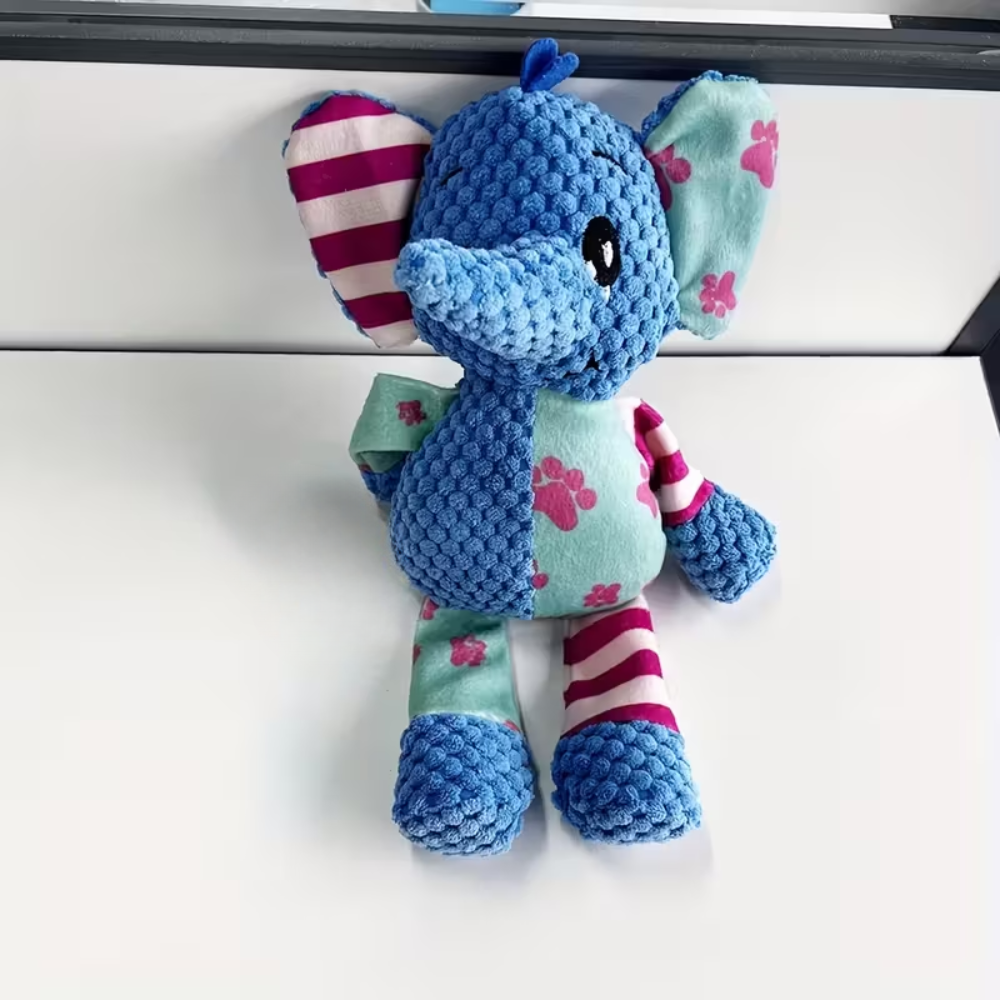 Plush Cartoon Chew Toy For Pets