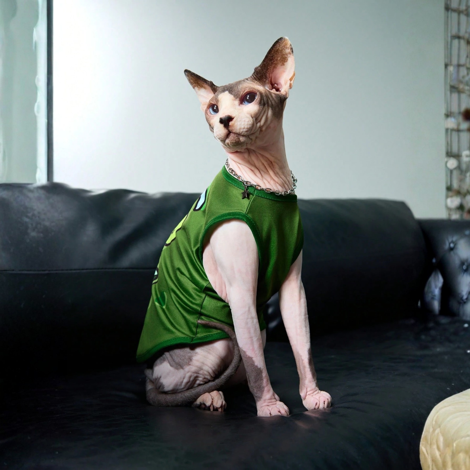 Lightweight Fun Summer Cartoon Print Vest Shirt For Pet 