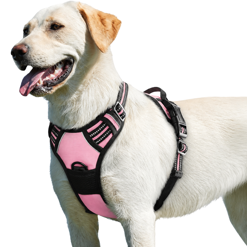 Reflective Safety Dog Harness for XL Dogs with Adjustable and Breathable
