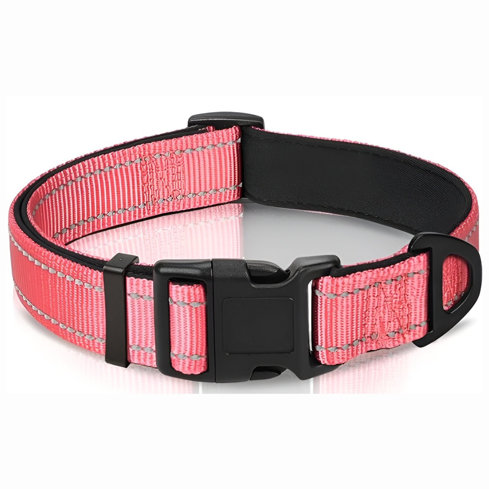 Neoprene Padded Nylon Reflective Dog CollarNeoprene Padded Nylon Reflective Dog Collar - Image 7