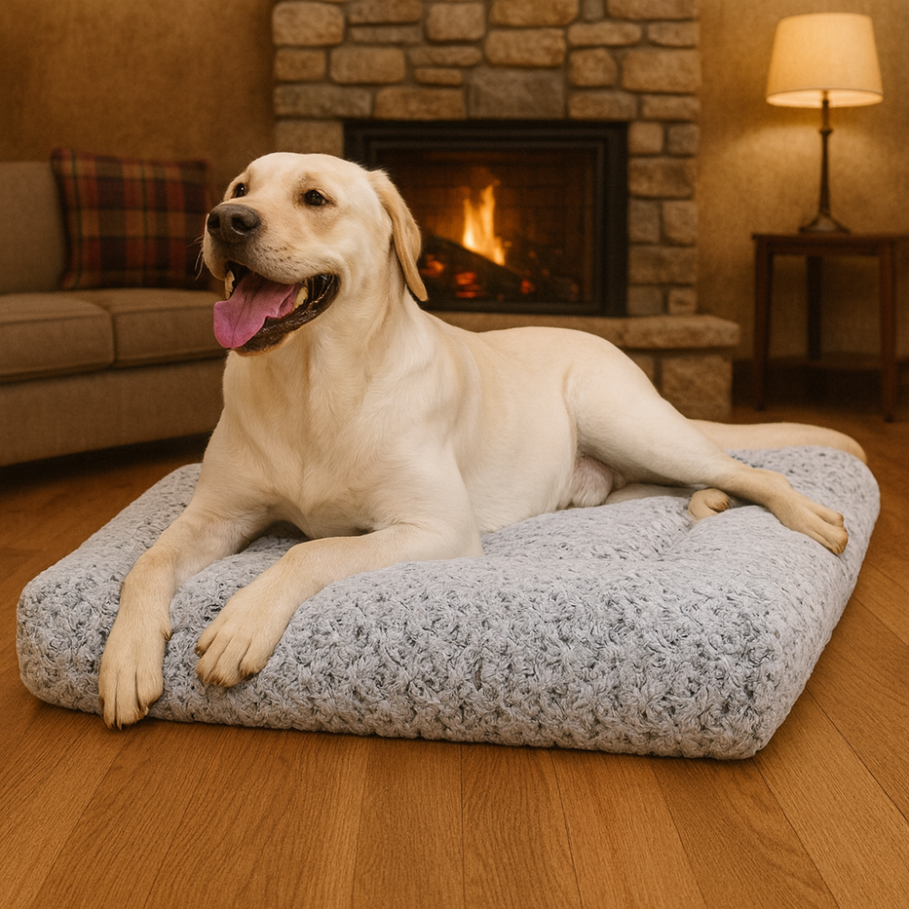 Washable Dog Bed Deluxe Plush Dog Crate BedsWashable Dog Bed Deluxe Plush Dog Crate Beds - Image 2