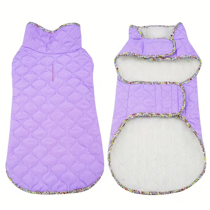 Winter Dog Coat With Plush Lining And Adjustable StrapsWinter Dog Coat With Plush Lining And Adjustable Straps - Image 10