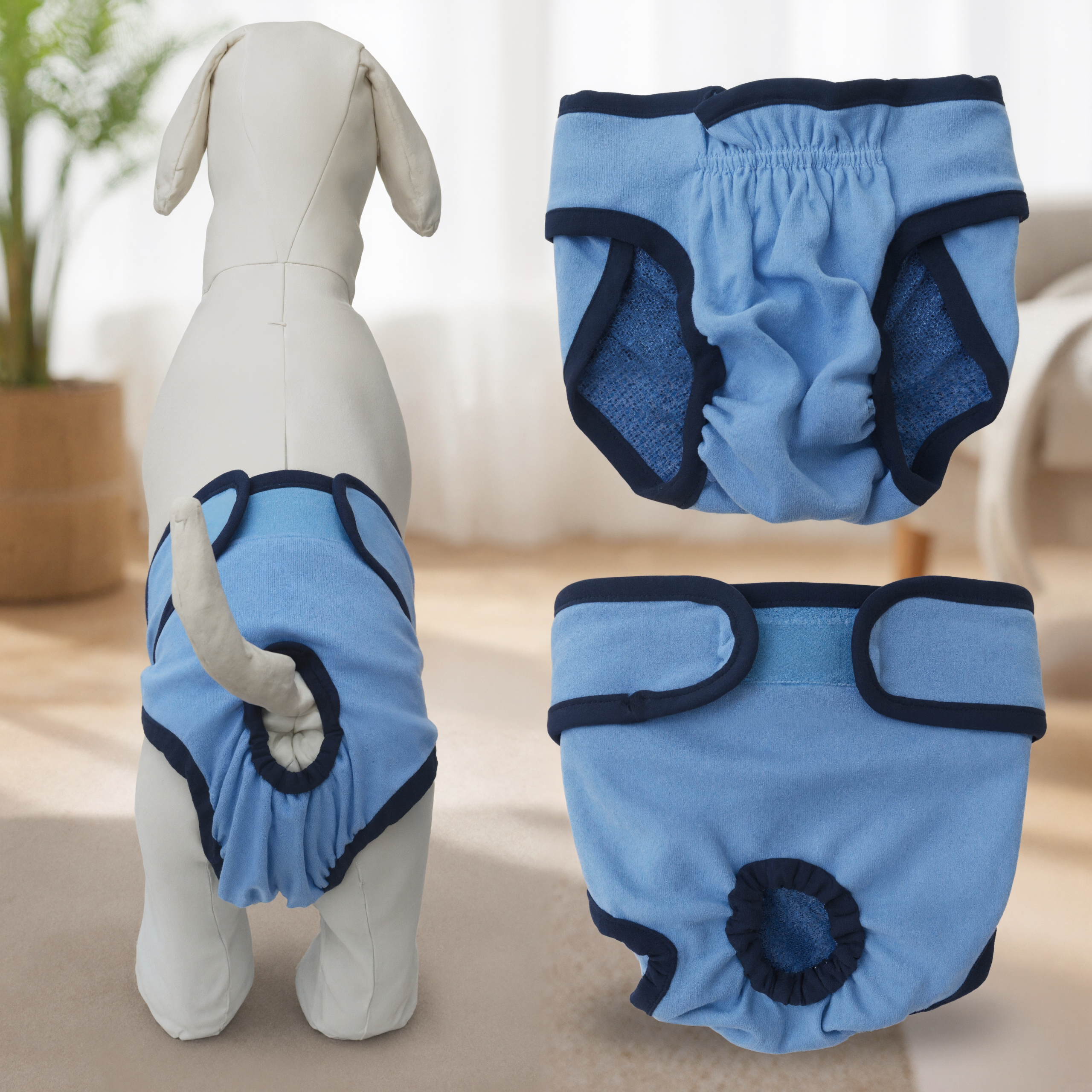 Washable Diaper Shorts Pants for DogsWashable Diaper Shorts Pants for Dogs - Image 2