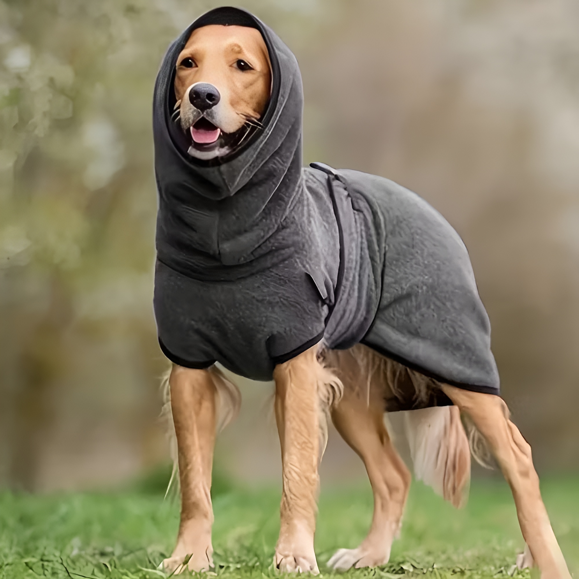 Fleece Lined Dog Hoodie Pullover For Small To Large Breeds