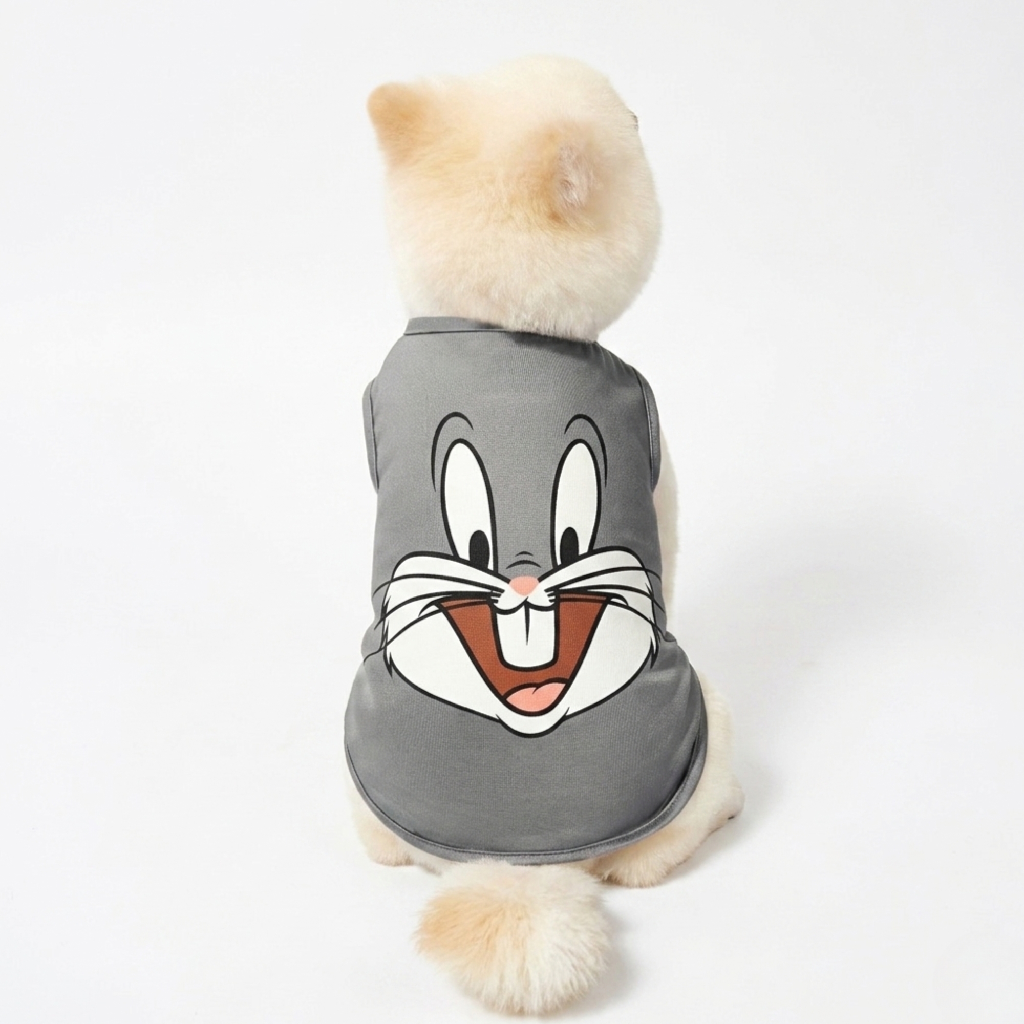 Lightweight Fun Summer Cartoon Print Vest Shirt For Pet 