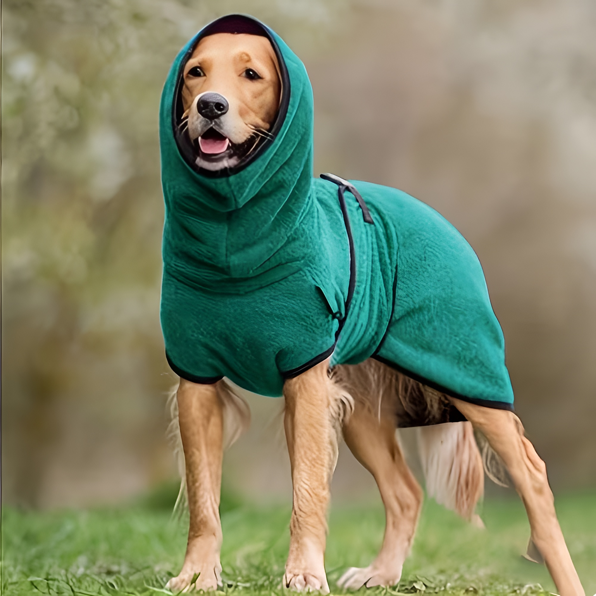 Fleece Lined Dog Hoodie Pullover For Small To Large BreedsFleece Lined Dog Hoodie Pullover For Small To Large Breeds - Image 5