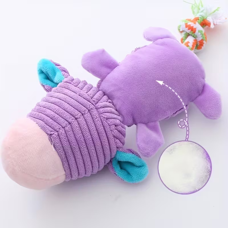Interactive Dog Plush Toy For Chewing And PlayInteractive Dog Plush Toy For Chewing And Play - Image 3