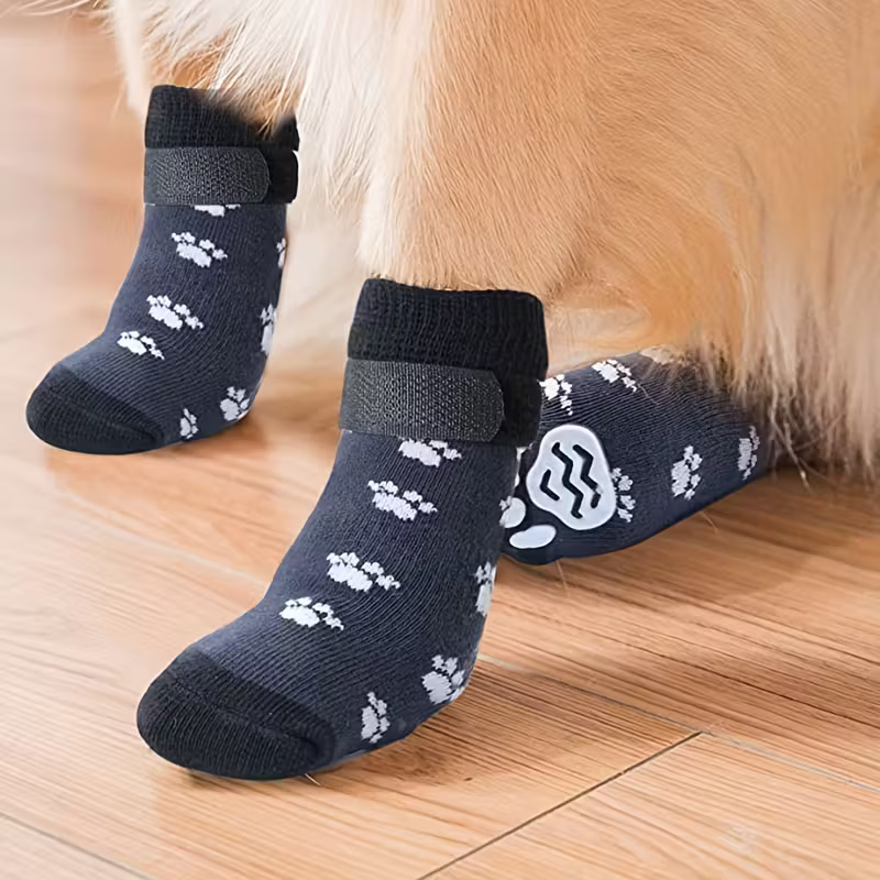 2 Pairs Of Non Slip Dog Socks With Waterproof DesignSet Of 4 Of Non Slip Dog Socks With Waterproof Design - Image 7