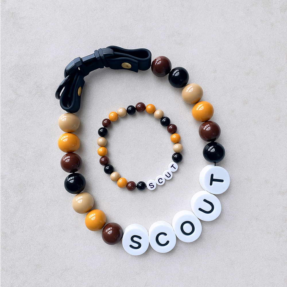 Dog Collar And Free Matching Bracelet