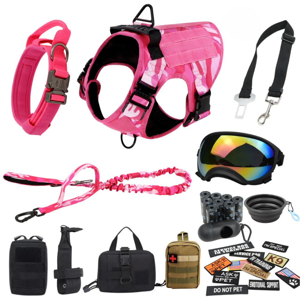 Military Grade Dog Harness Outdoor Training Gear