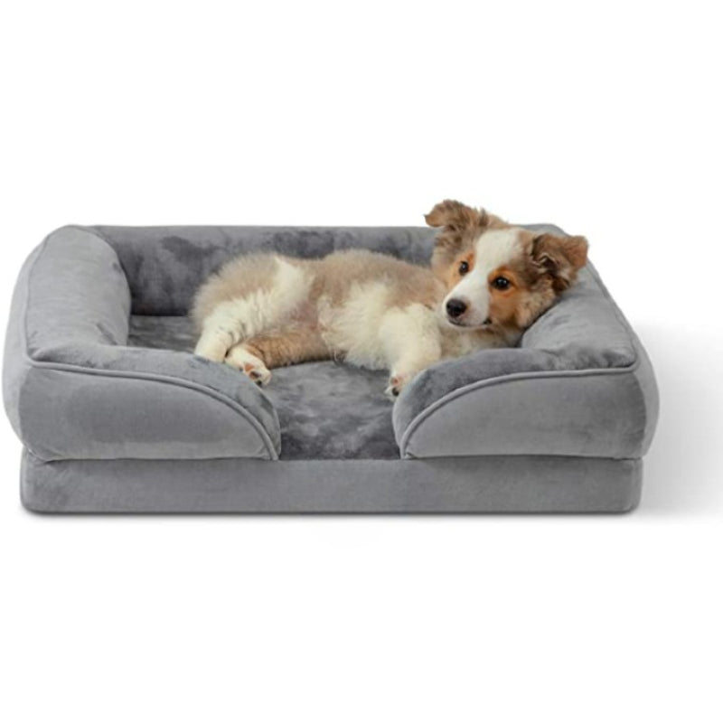 Orthopedic Dog bed - Waterproof , Foam Sofa with Nonskid Bottom Couch | Pet Bed for Dogs & Cats