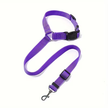 Pet Car Safety Seat Belt With Adjustable Dog Harness Strap