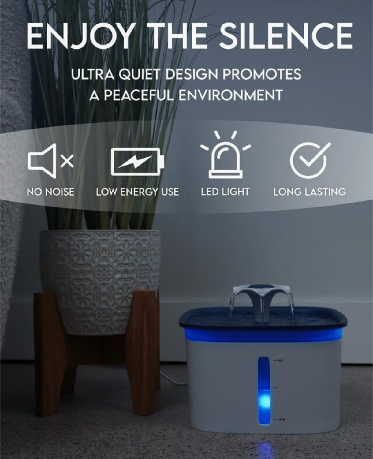 67oz Automatic Pet Water Fountain67oz Automatic Pet Water Fountain - Image 3