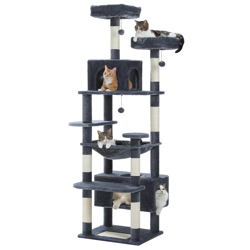 72 Inch Flower Cactus Cat Tree Tower
