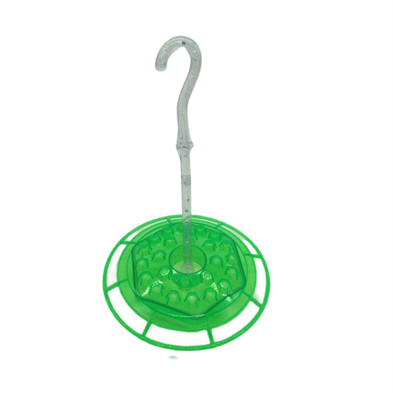 Colorful Bird Hanging Feeder for Wild Birds with Durable Cage Accessories for Mental Stimulation — front view