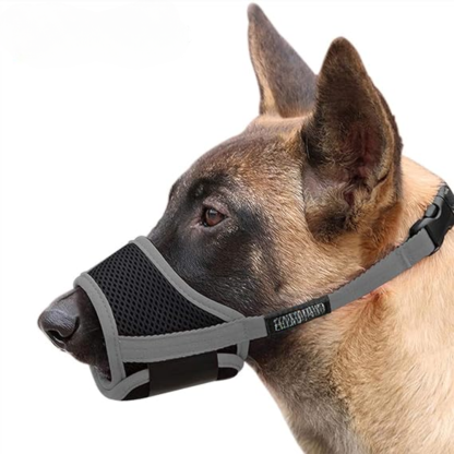 Dog Muzzle Soft Nylon Adjustable Pet Muzzle For Small Medium Large Dogs
