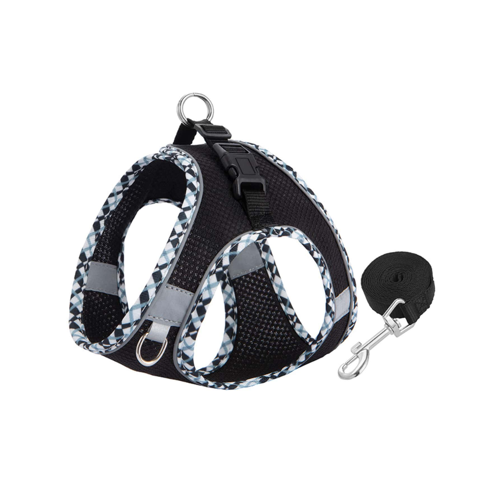 Multi Color Mesh Breathable Reflective Pet Harness For Dogs And Cats Outdoor Walking