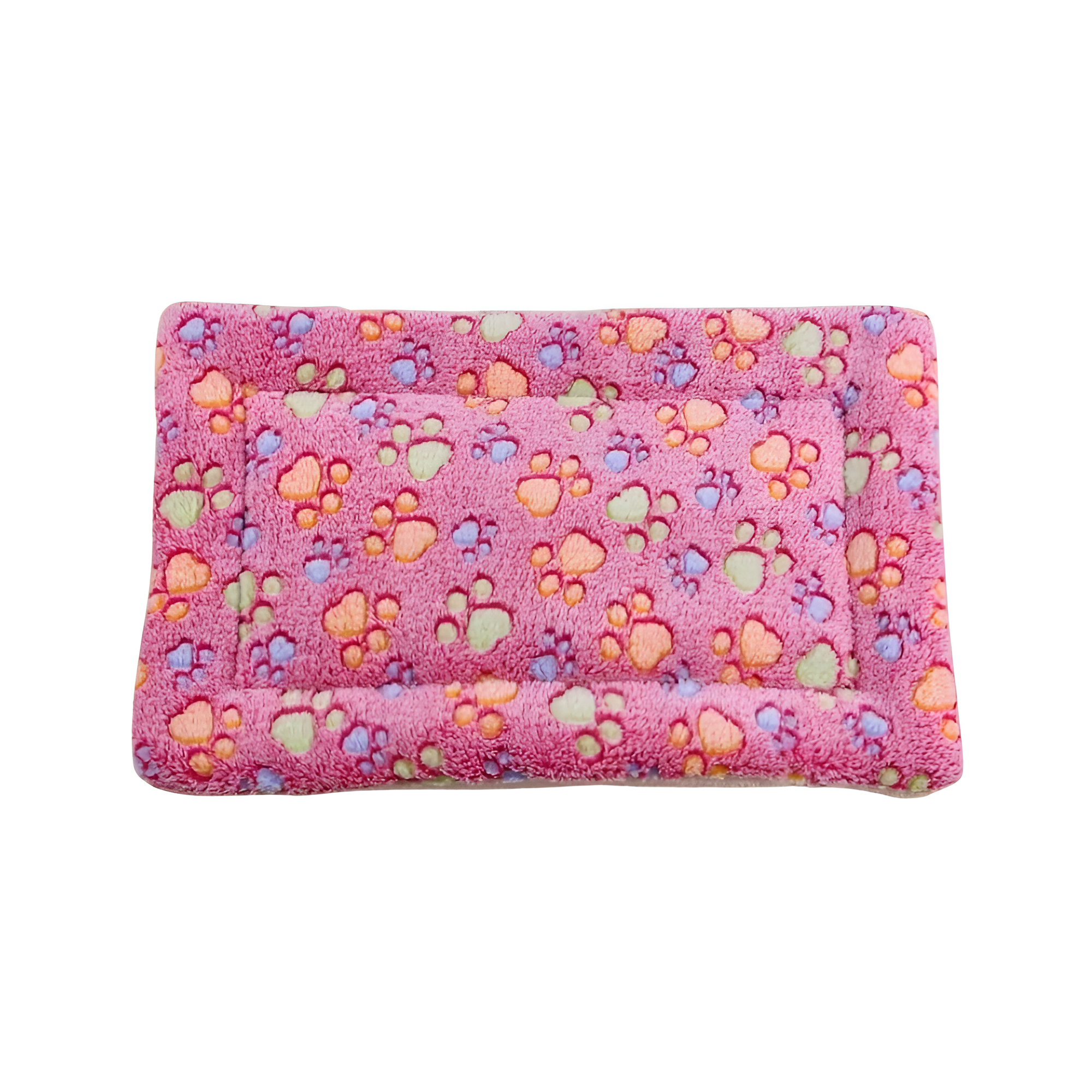 Rectangular Pet Floor Mat With Cushioned Support And Paw Print PatternRectangular Pet Floor Mat With Cushioned Support And Paw Print Pattern - Image 8