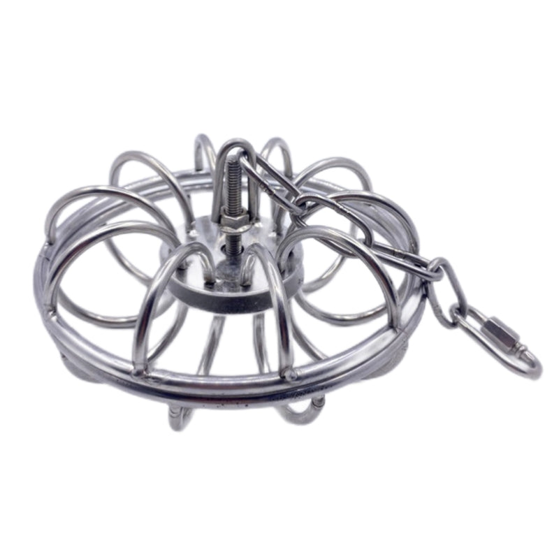 Metal Bird Swing Toy for Parrots Cockatiels and Budgies Cage Accessories for Mental Stimulation — view 7