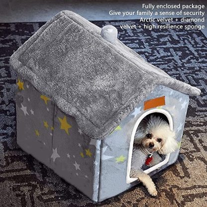 Foldable Closed Cave Pet House