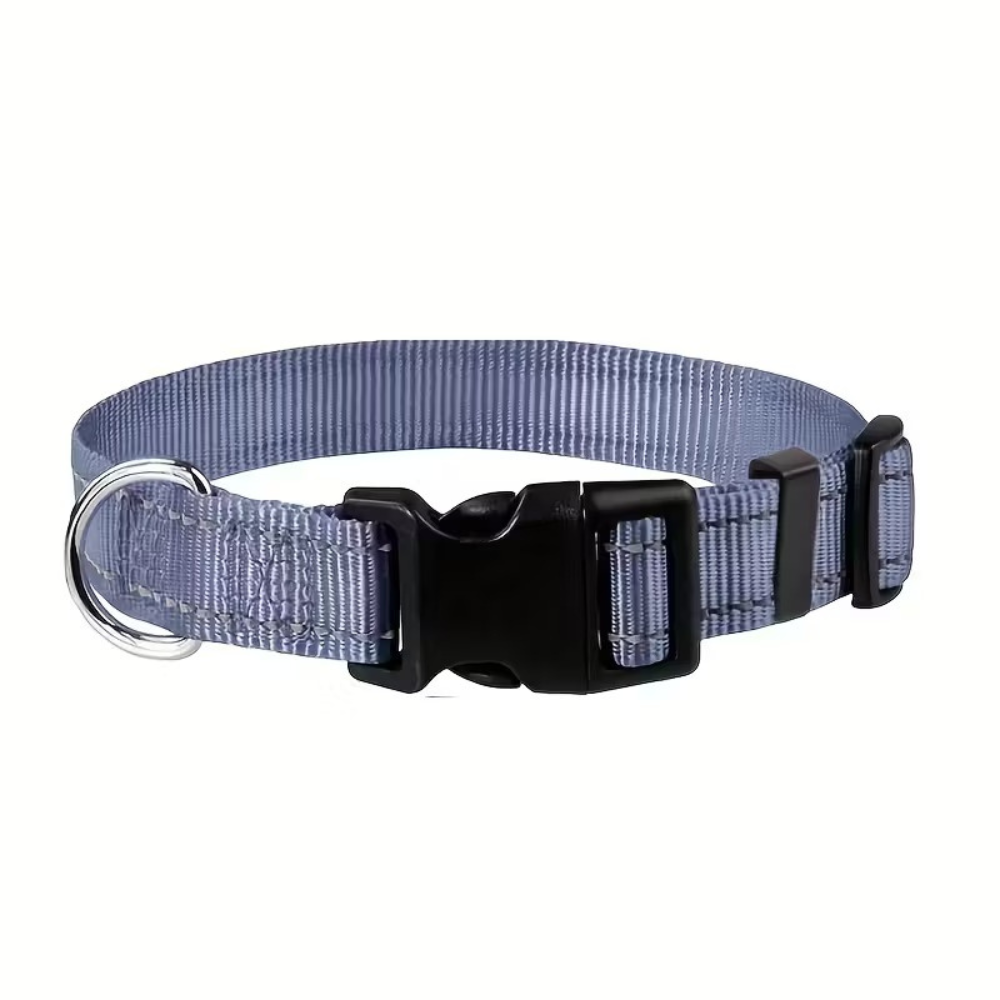 Adjustable Reflective Dog Collar With Quick Release BuckleAdjustable Reflective Dog Collar With Quick Release Buckle - Image 9