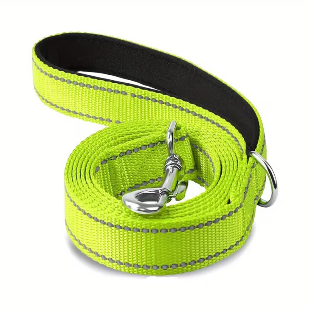 Reflective Neoprene Dog Leash With PaddingReflective Neoprene Dog Leash With Padding - Image 4