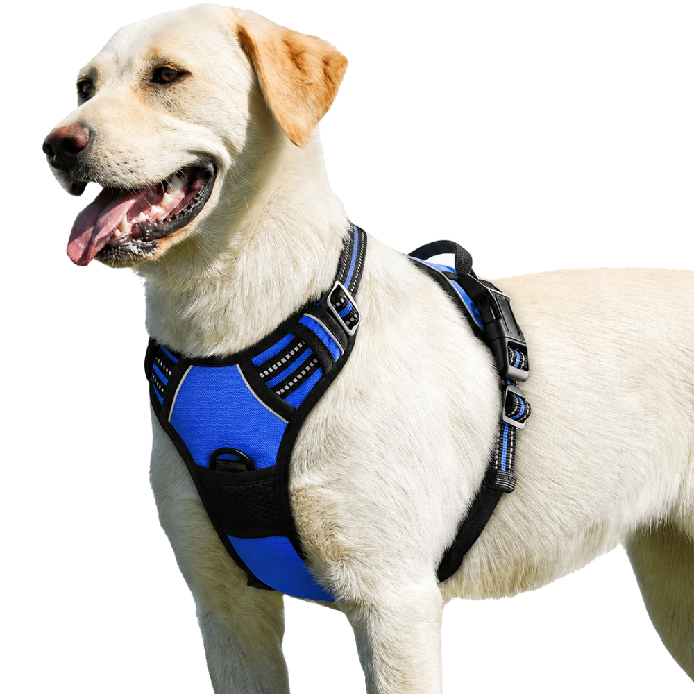 Reflective Safety Dog Harness for XL Dogs with Adjustable and Breathable