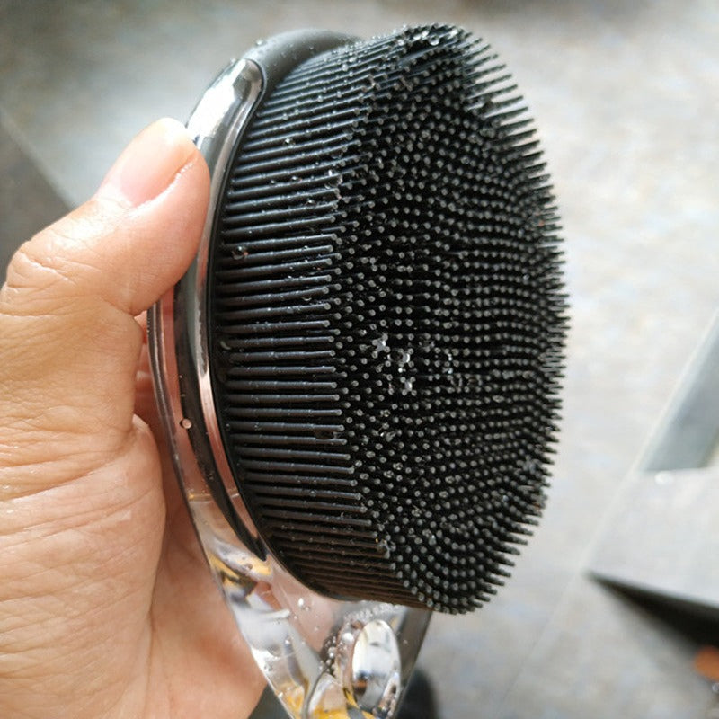 Professional Pet Hair Remover Lint Roller for Dogs and Cats Effective Coat Care Shedding Control and Grooming Tool — in use