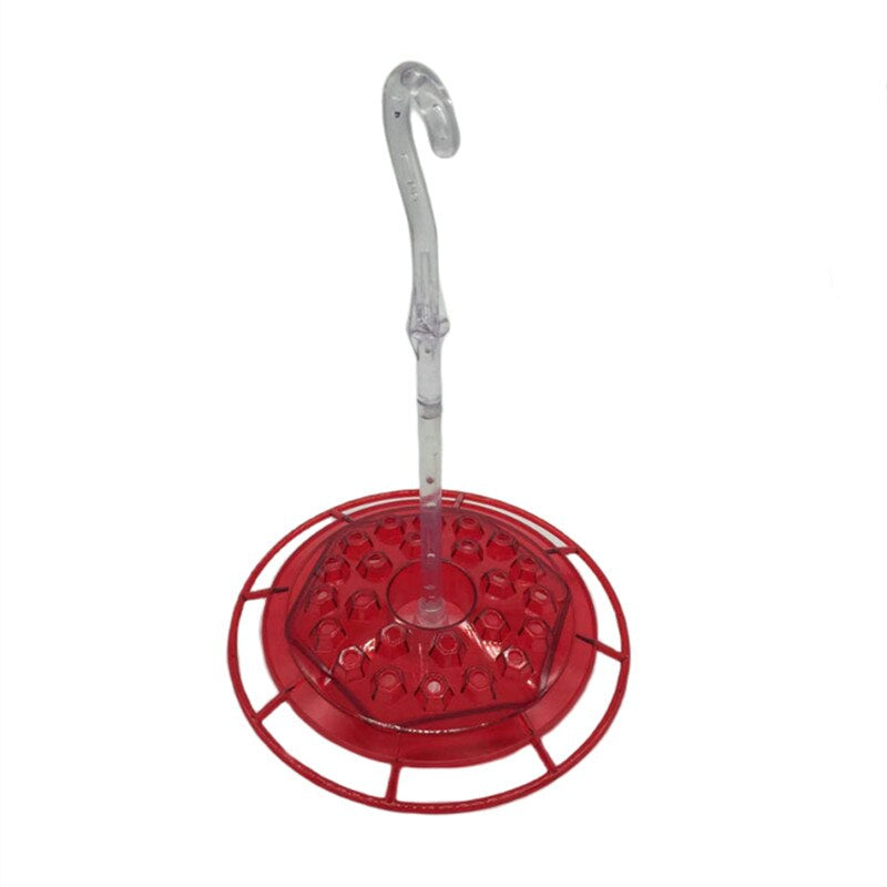 Colorful Bird Hanging Feeder for Wild Birds with Durable Cage Accessories for Mental Stimulation — side view