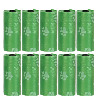 150 Pieces Thick Leak-Proof Dog Poop Bags with 10 Rolls for Walking