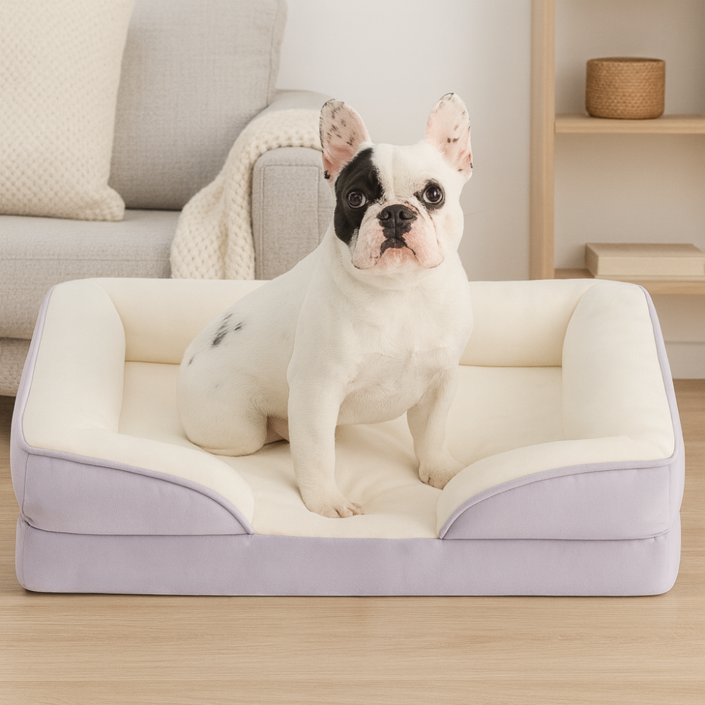 Orthopedic Dog Beds For Small DogsWaterproof Dog Sofa Bed With Removable Washable Cover - Image 4