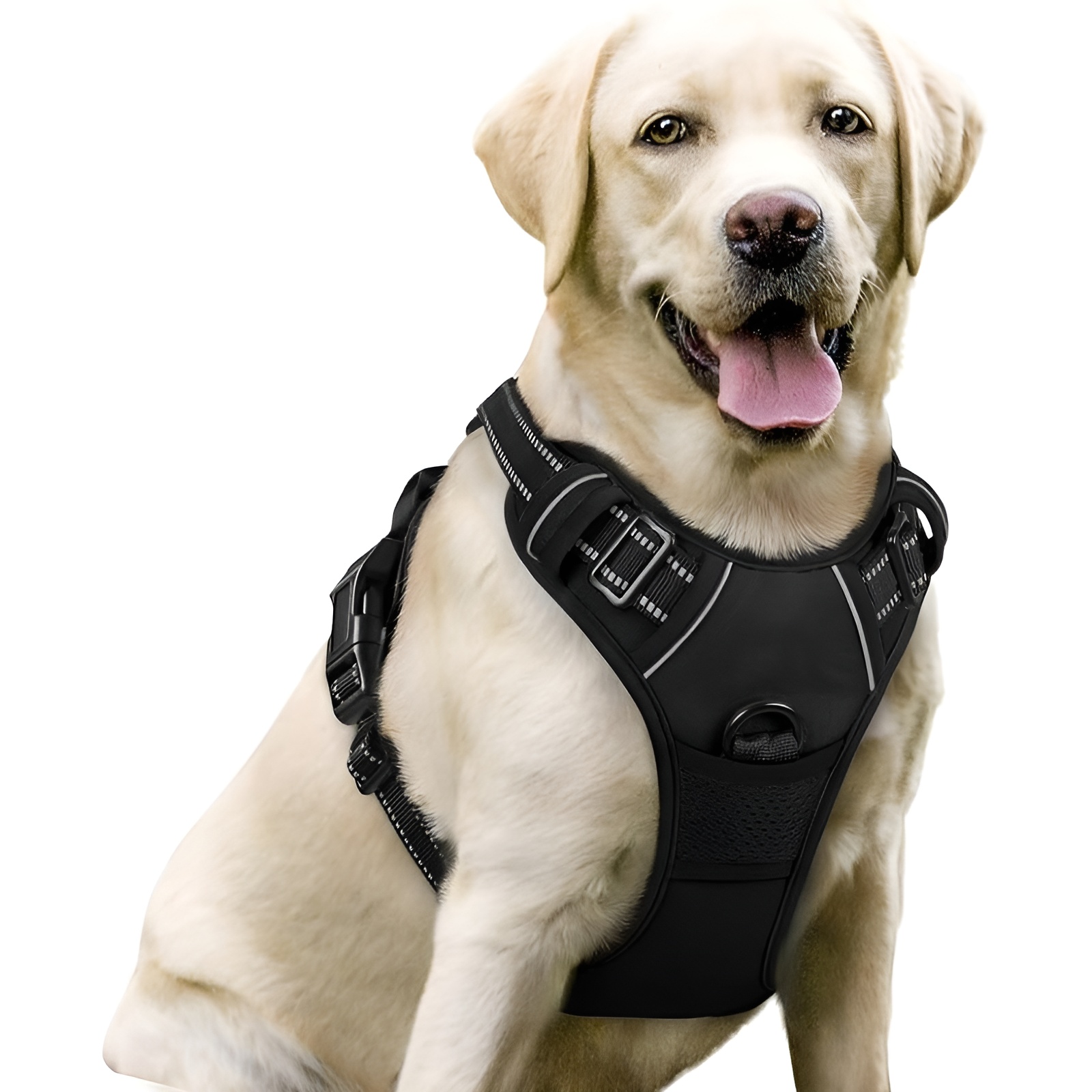 Dog Harness No Pull with 2 Leash ClipsDog Harness No Pull With 2 Leash Clips - Image 2
