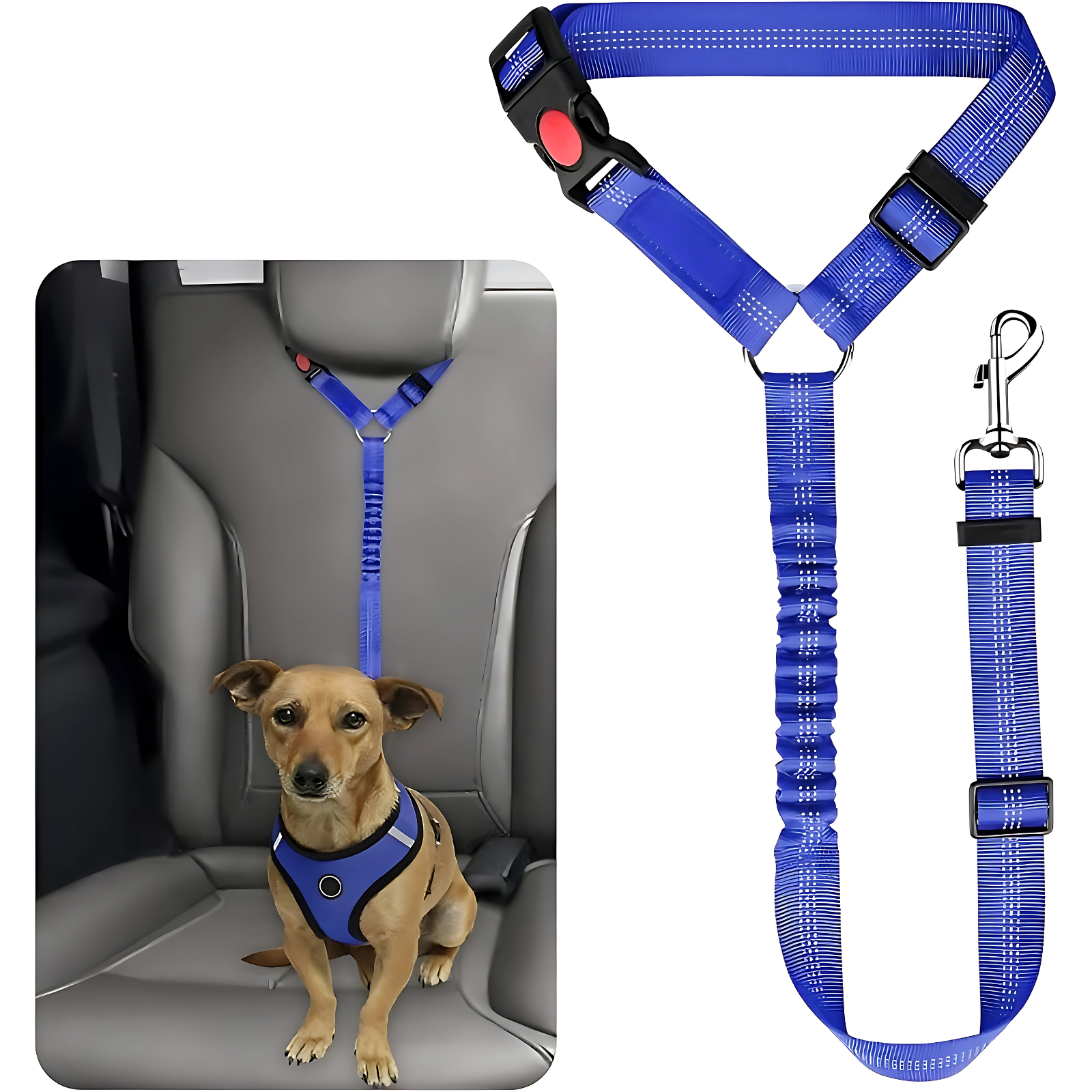Pet Dog Cat Elastic Seat Belts