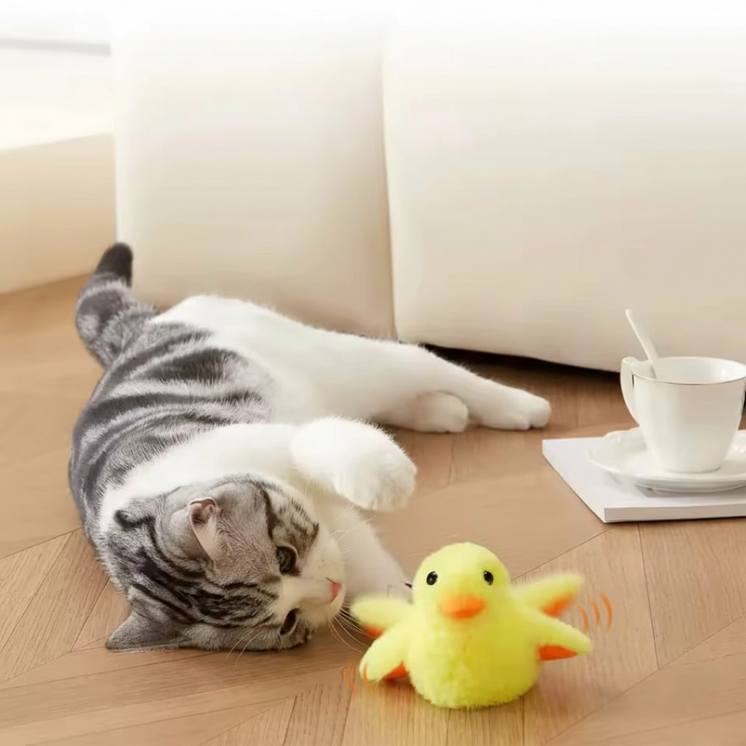 Interactive Chirping Bird Cat ToyFlapping Rechargeable Interactive Toy For Cats - Image 10
