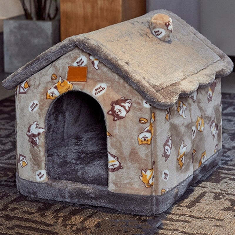 Foldable Closed Cave Pet House